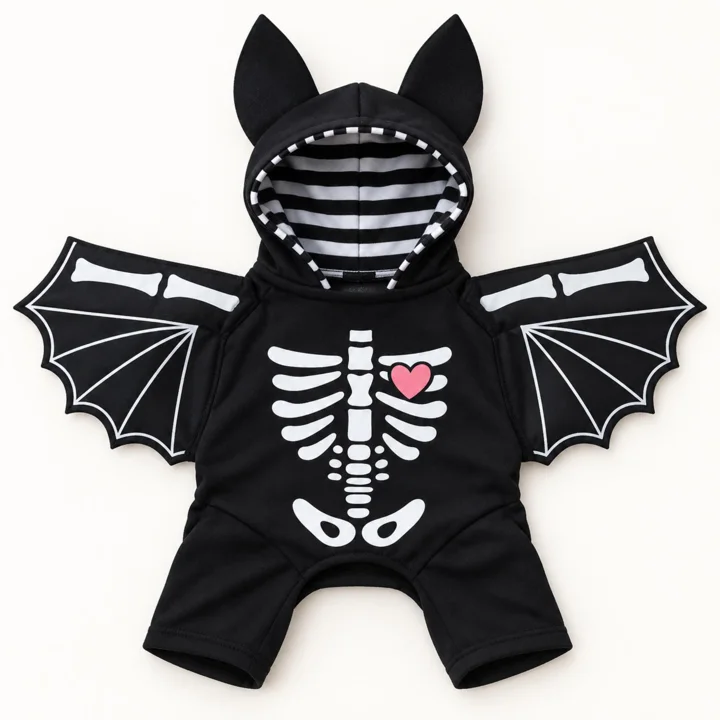 Skeleton Bat Wing Dog Costume — gallery photo 4