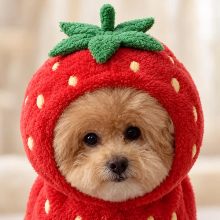 Strawberry Dog Costume — gallery photo 4