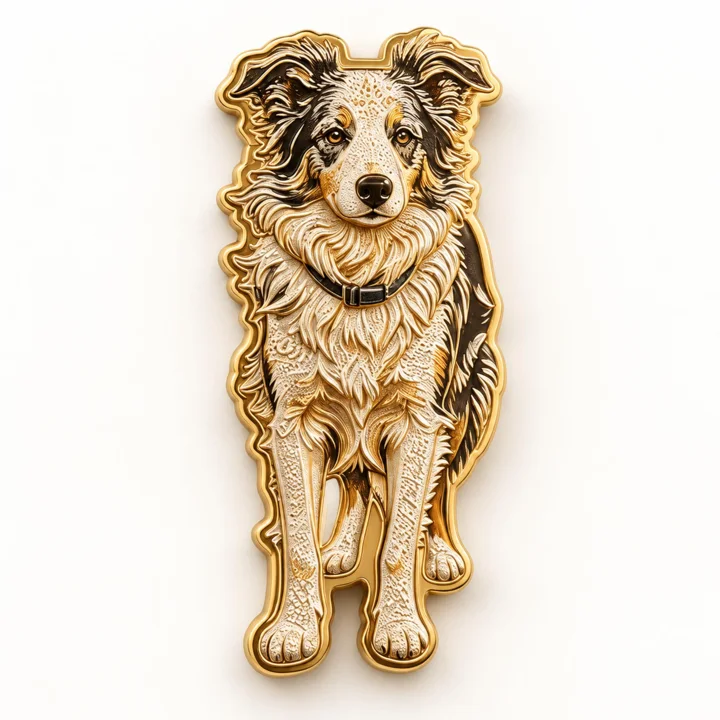 Custom Metal Pet Portrait Fridge Magnet — gallery photo 4