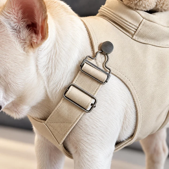 Beige Teddy Bear Dog Vest — gallery photo 3