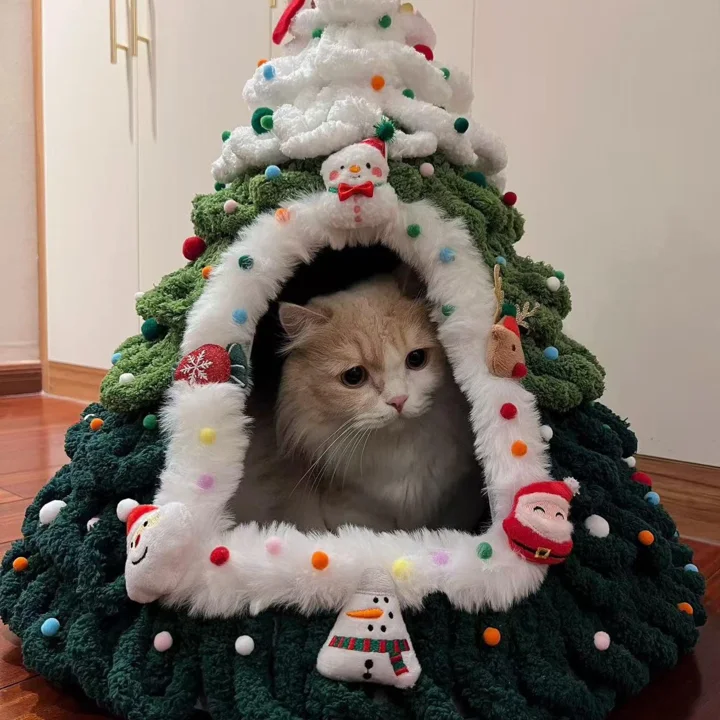 DIY Christmas Tree Cat Cave Kit — gallery photo 3