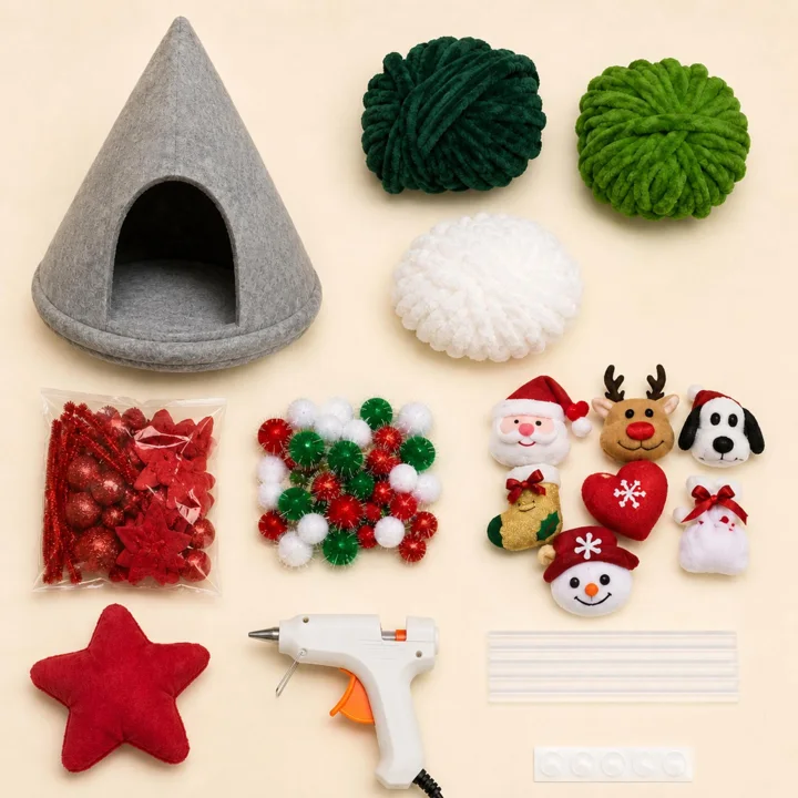 DIY Christmas Tree Cat Cave Kit — gallery photo 7