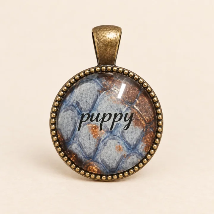 Handmade Snakeskin Pet Tag — gallery photo 10