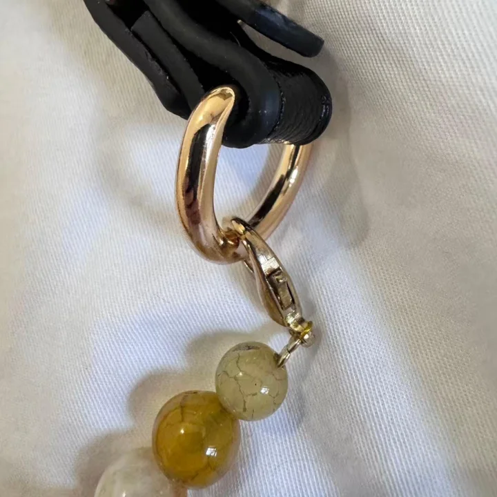 Earth-tone Crystal Dog Collar — gallery photo 3