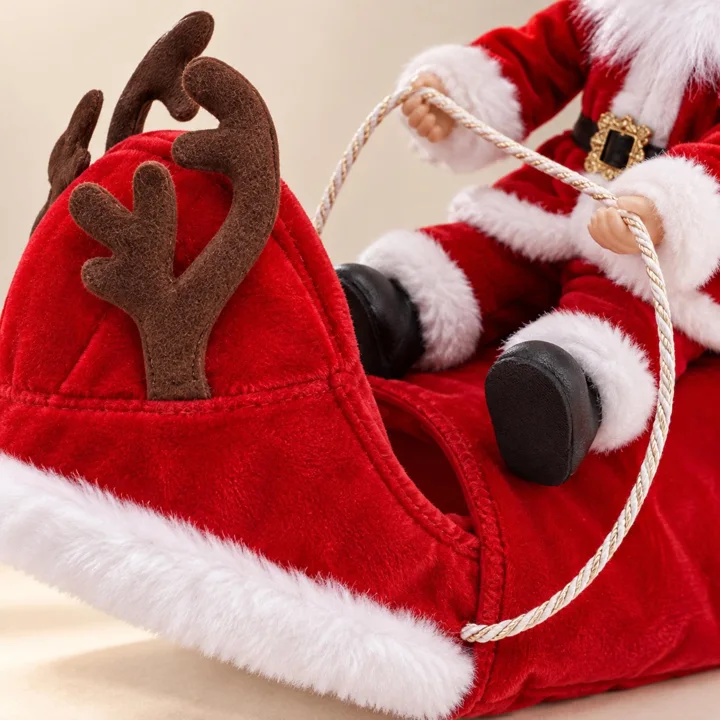 Santa Rider Dog Costume — gallery photo 4