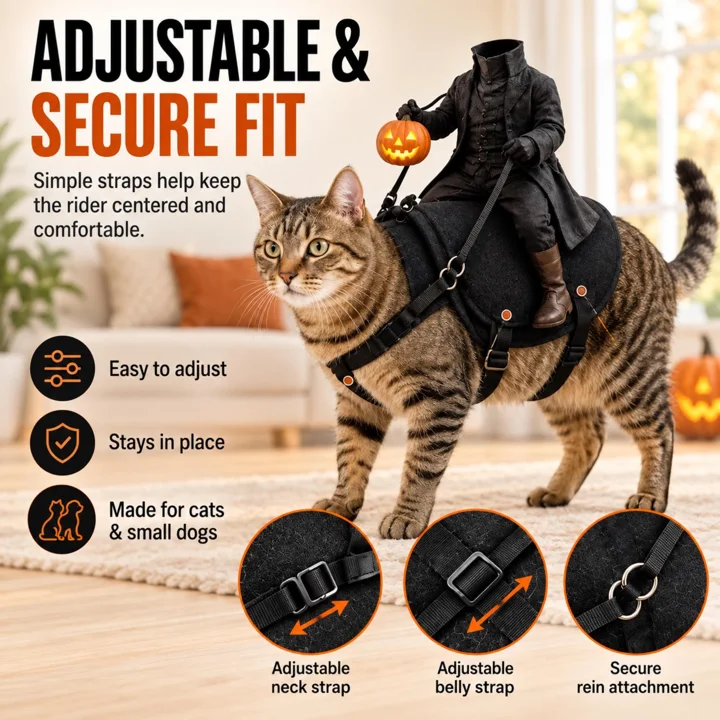 Headless Horseman Cat Costume — gallery photo 9