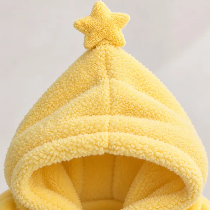 Yellow Star Hood Dog Outfit — gallery photo 8