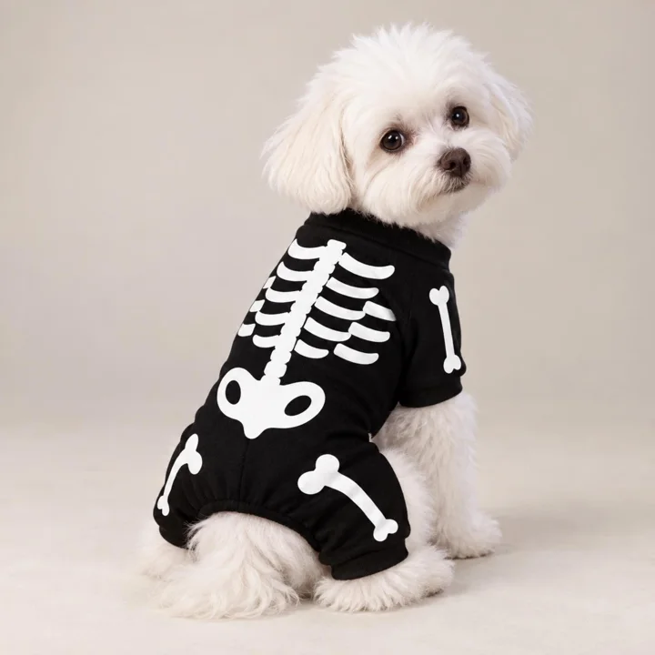 Glow in the Dark Skeleton Dog Costume — gallery photo 2