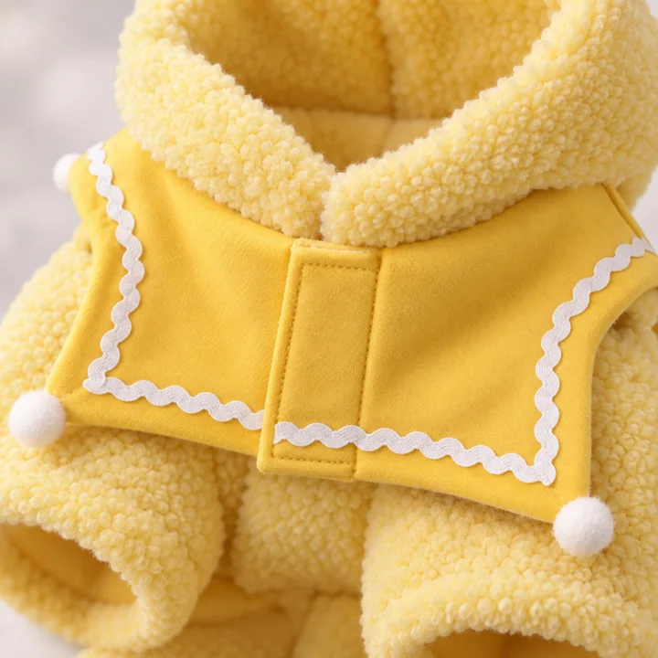 Yellow Star Hood Dog Outfit — gallery photo 7