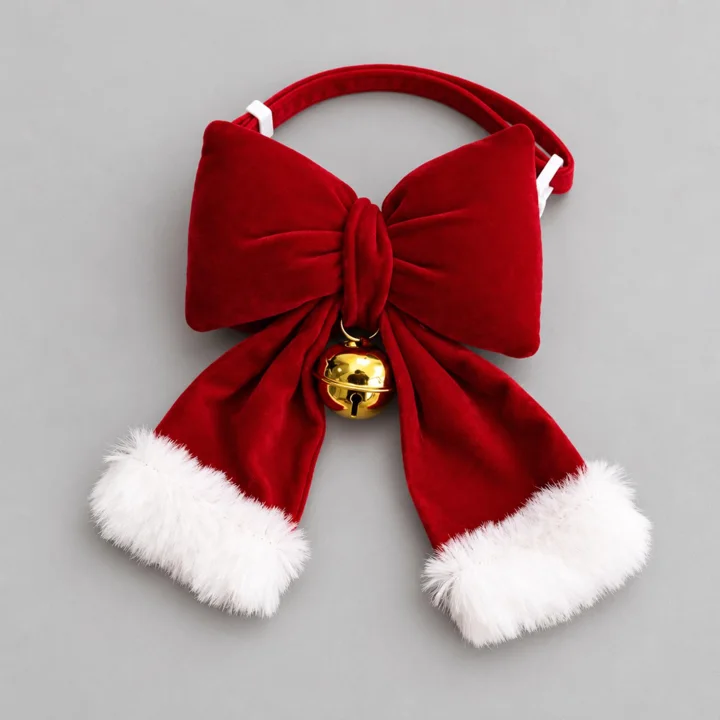 Christmas Pet Bow Collar — gallery photo 4