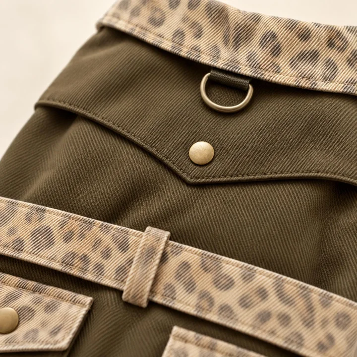 Vintage Leopard Dog Vest — gallery photo 6