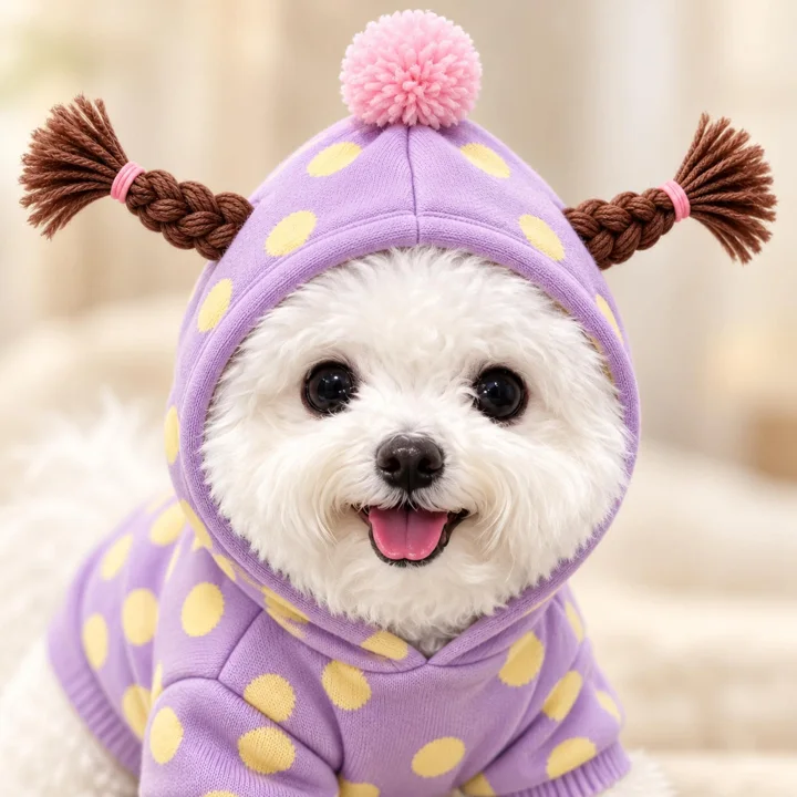 Polka Dot Dog Hoodie — gallery photo 5