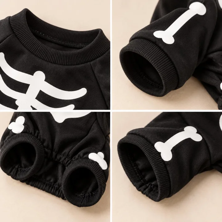 Glow in the Dark Skeleton Dog Costume — gallery photo 5