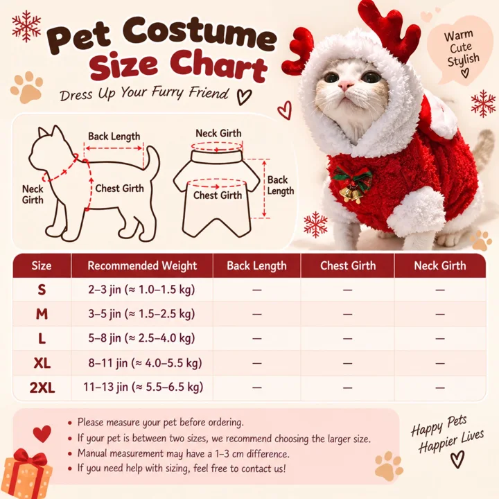 Red Reindeer Pet Costume — gallery photo 7