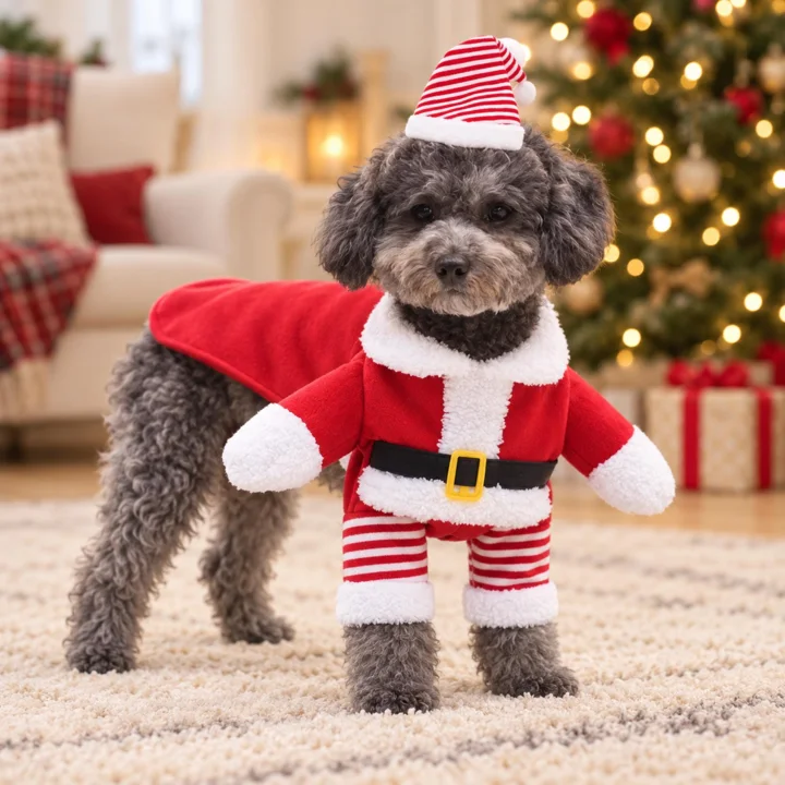 Standing Santa Dog Costume — gallery photo 3