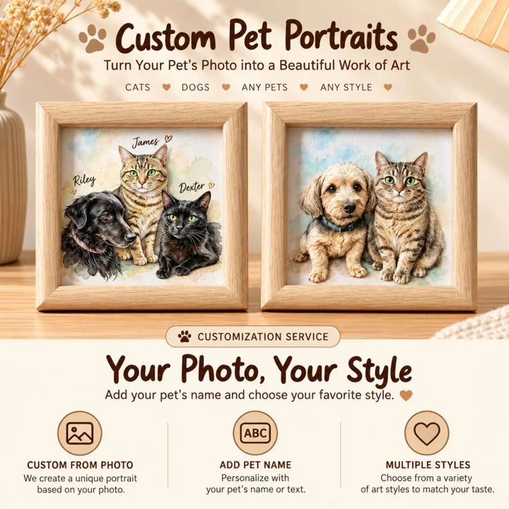 Custom Pet Portrait From Photo — gallery photo 7