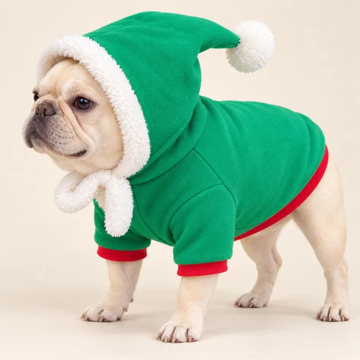 Christmas Dog Hoodie — gallery photo 3