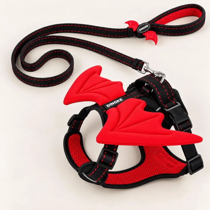 Red Devil Wing Dog Harness — gallery photo 3