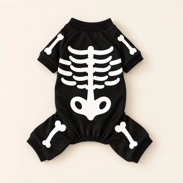 Glow in the Dark Skeleton Dog Costume — gallery photo 4