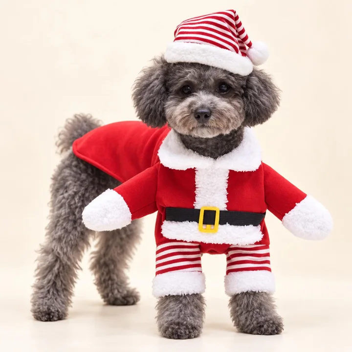 Standing Santa Dog Costume — gallery photo 2