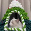 DIY Christmas Tree Cat Cave Kit — gallery photo 5