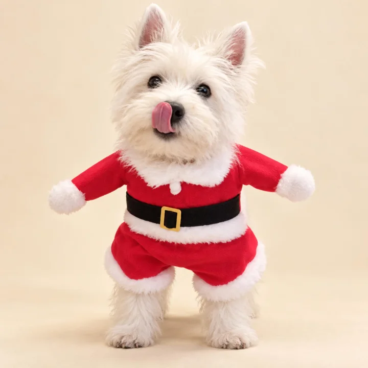 Standing Santa Dog Costume — gallery photo 9