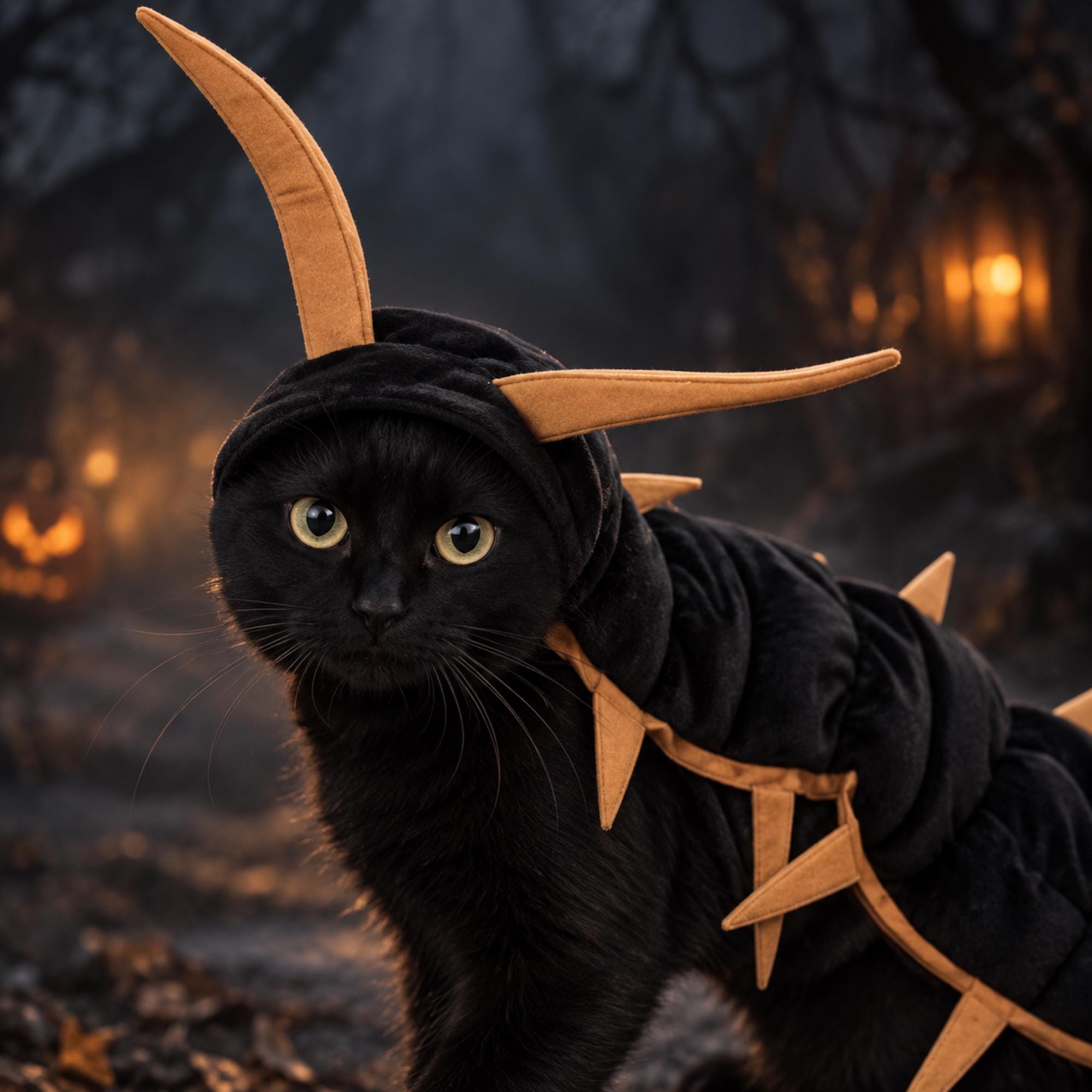 Centipede Cat Costume, Creepy Crawly Halloween Pet Outfit for Cats & Dogs