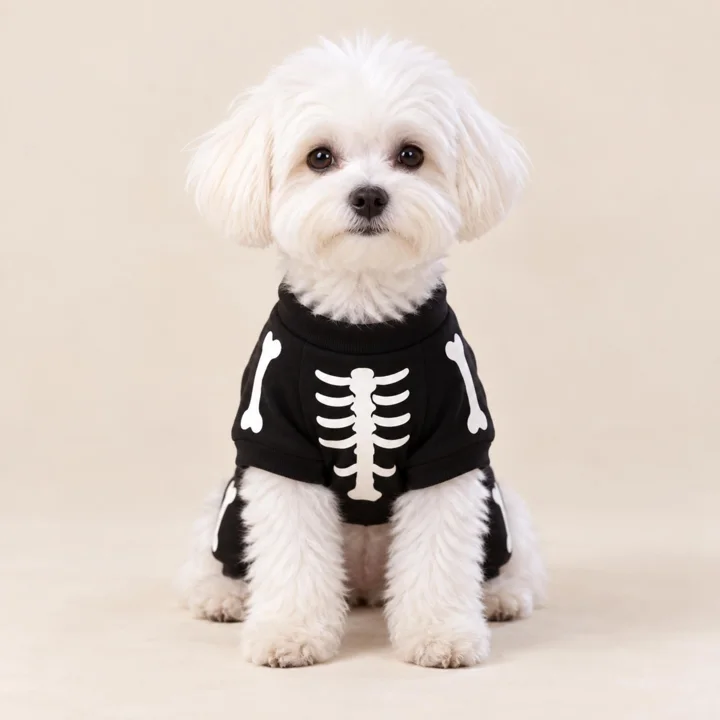 Glow in the Dark Skeleton Dog Costume — gallery photo 7