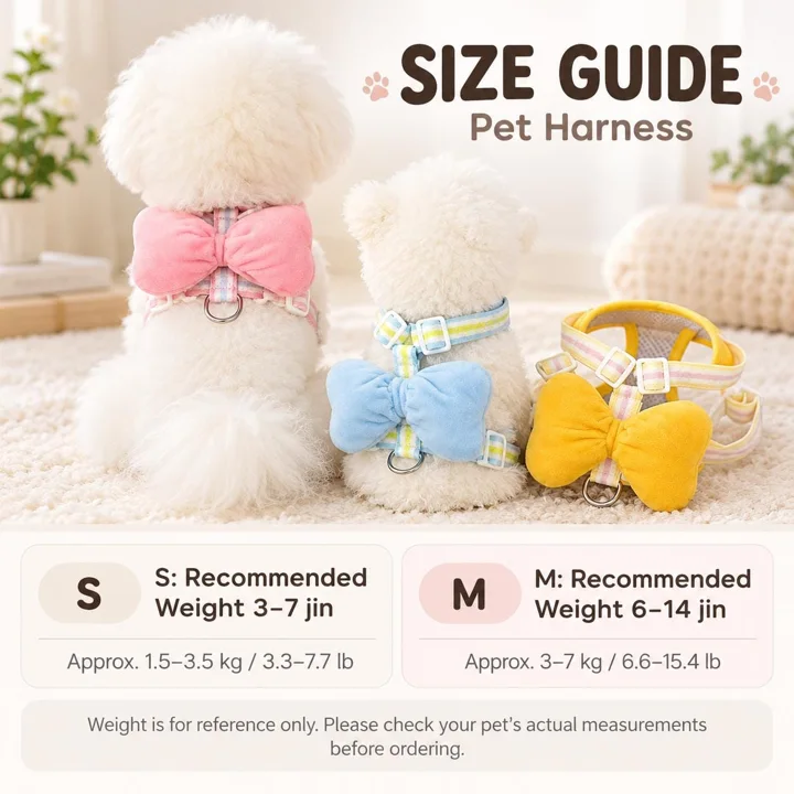 Pastel Bow Pet Harness — gallery photo 9