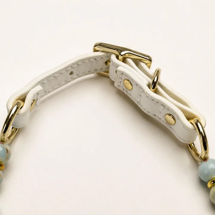 Aqua Crystal Dog Collar — gallery photo 6