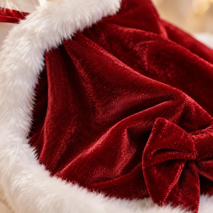 Red Christmas Pet Cape — gallery photo 5