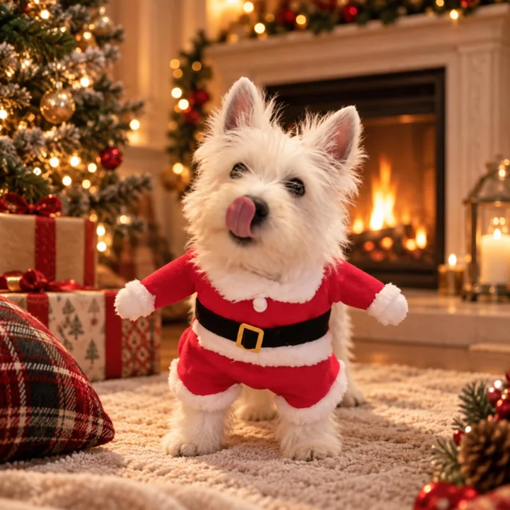 Standing Santa Dog Costume — gallery photo 3