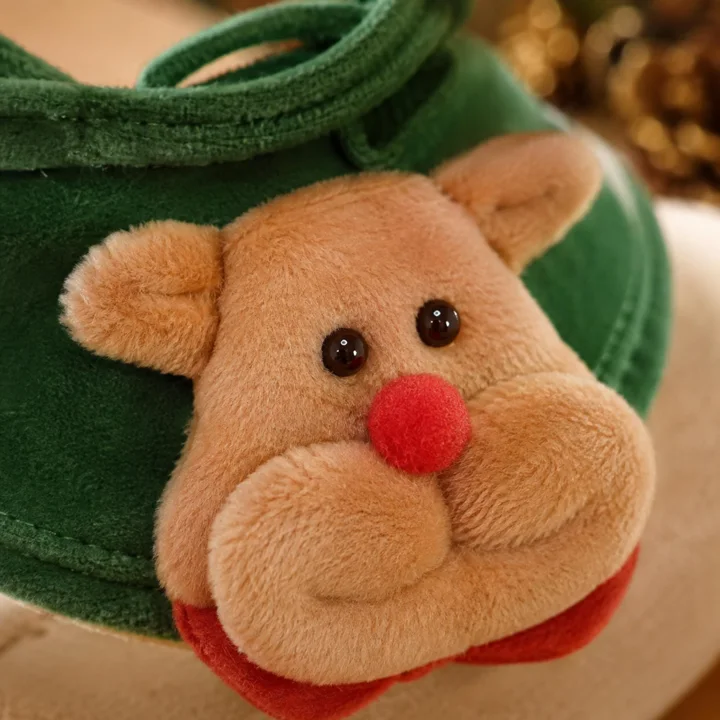 Christmas Tree Pet Hat & Reindeer Bib Set — gallery photo 4