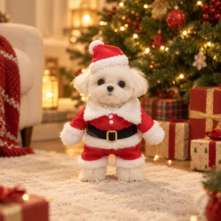 Standing Santa Dog Costume — gallery photo 7