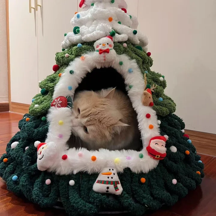 DIY Christmas Tree Cat Cave Kit — gallery photo 4