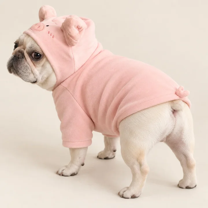 Cow or Pig Pet Hoodie — gallery photo 4