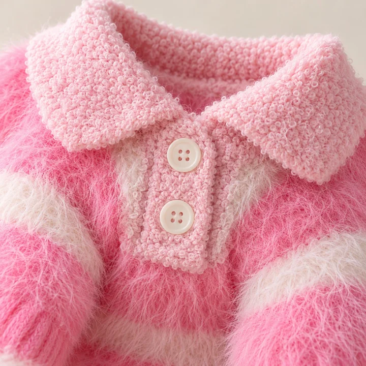 Pink Fuzzy Pet Cardigan — gallery photo 6