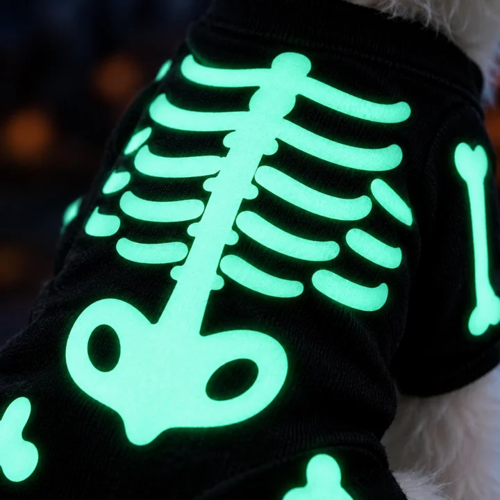Glow in the Dark Skeleton Dog Costume — gallery photo 8