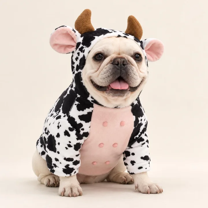 Cow or Pig Pet Hoodie — gallery photo 2