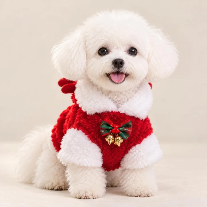Christmas Reindeer Pet Sweater — gallery photo 4