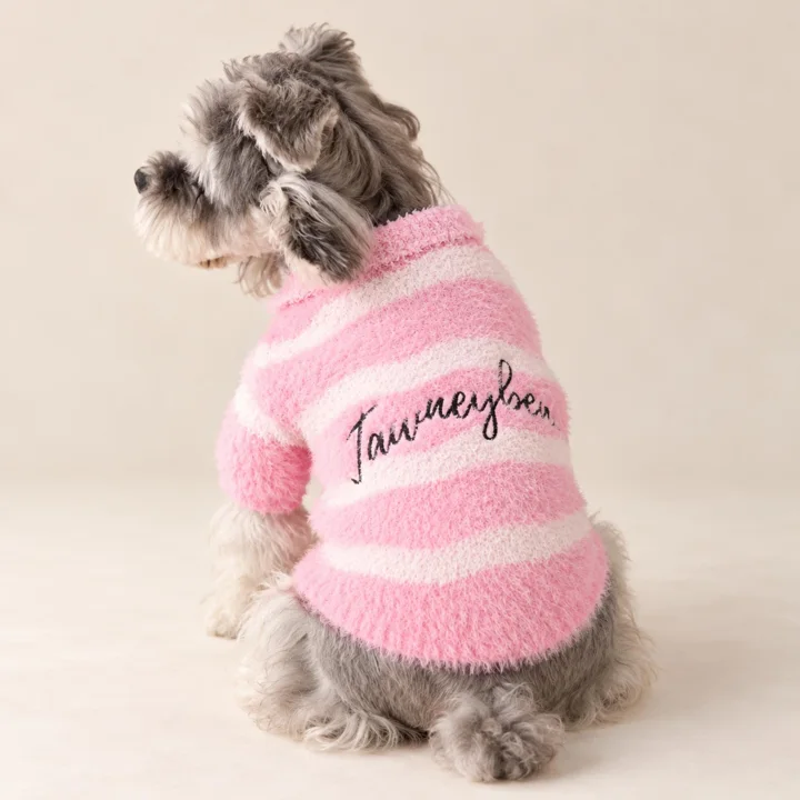 Pink Fuzzy Pet Cardigan — gallery photo 3