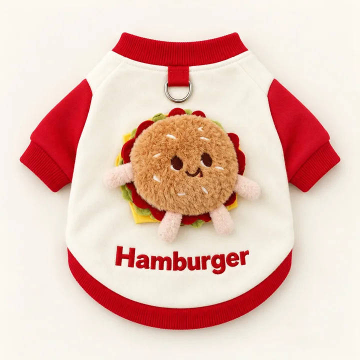 Hamburger Pet Sweatshirt — gallery photo 6