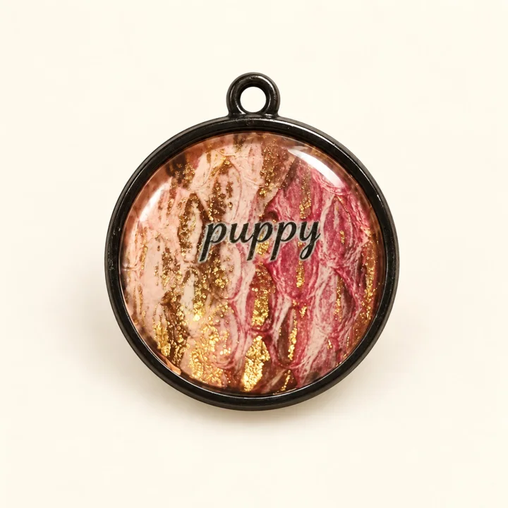 Handmade Snakeskin Pet Tag — gallery photo 9