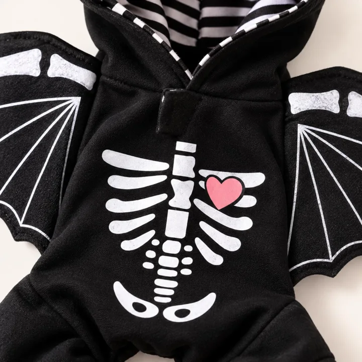 Skeleton Bat Wing Dog Costume — gallery photo 6