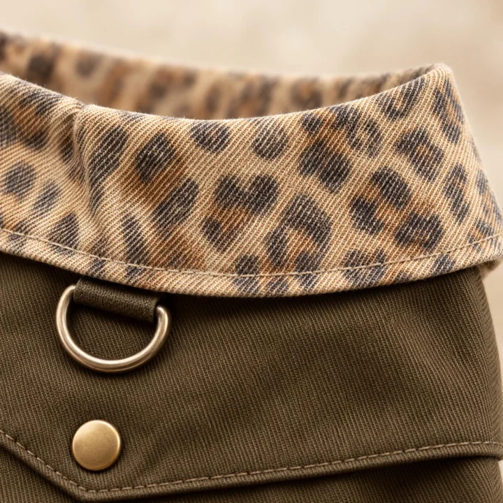 Vintage Leopard Dog Vest — gallery photo 5