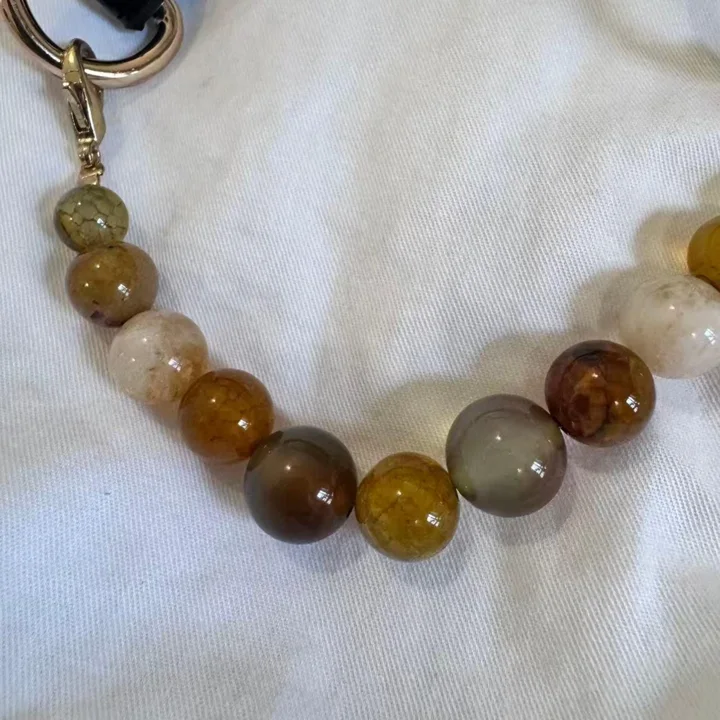Earth-tone Crystal Dog Collar — gallery photo 6