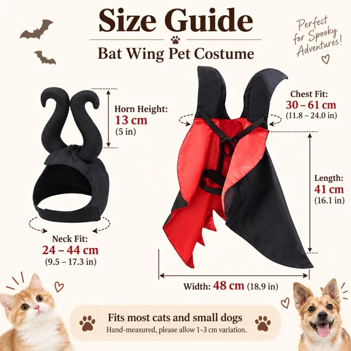 Black Horned Devil Pet Costume — gallery photo 5