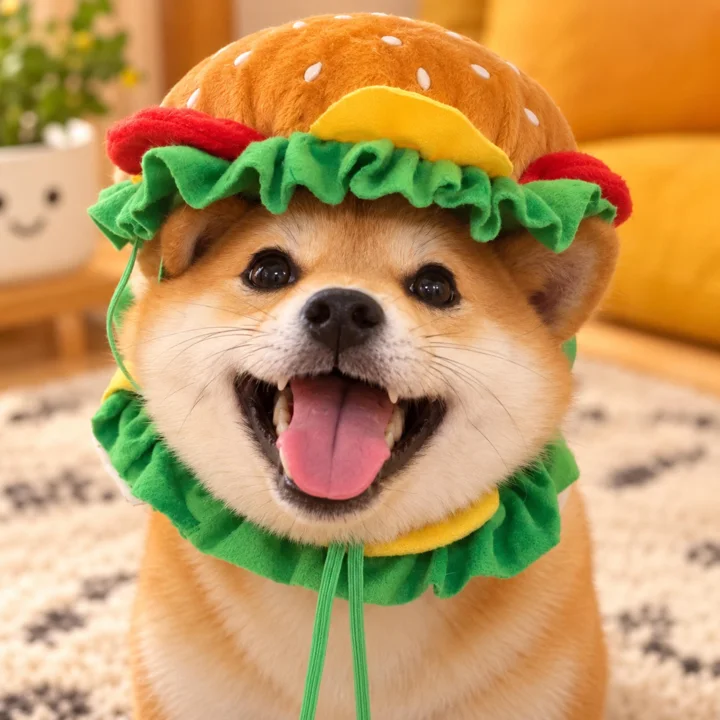 Hamburger Pet Hat — gallery photo 6