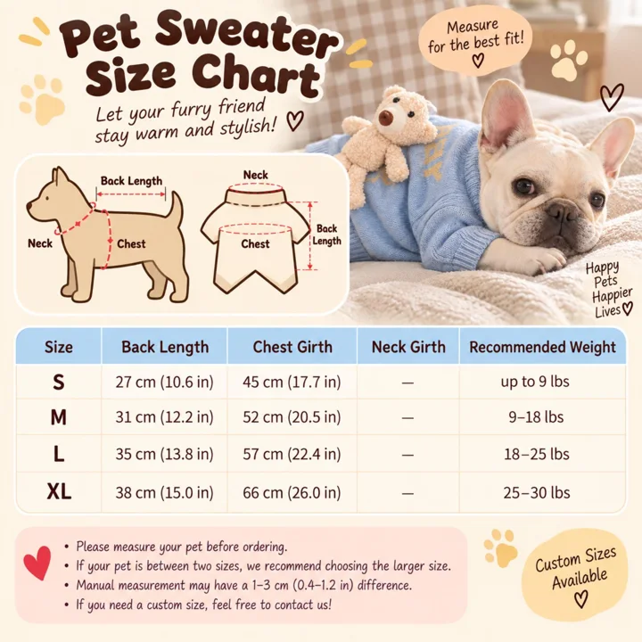 Blue Teddy Bear Dog Sweater — gallery photo 6