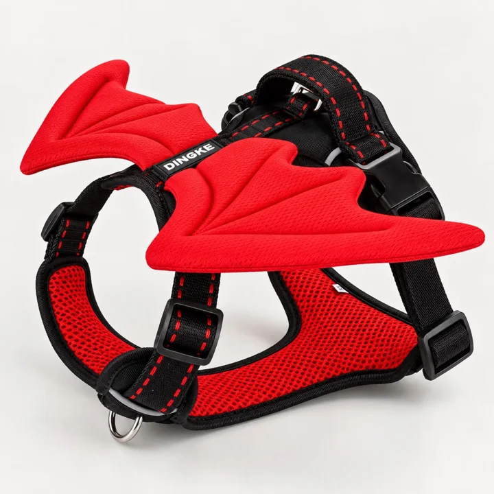 Red Devil Wing Dog Harness — gallery photo 9